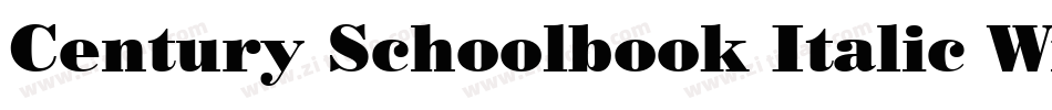 Century Schoolbook Italic Win95BT(1)字体转换